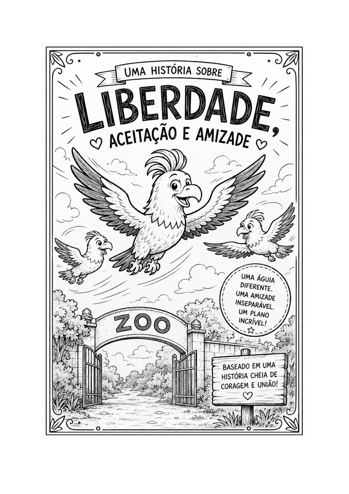 Capa de Liberdade a história da aguia