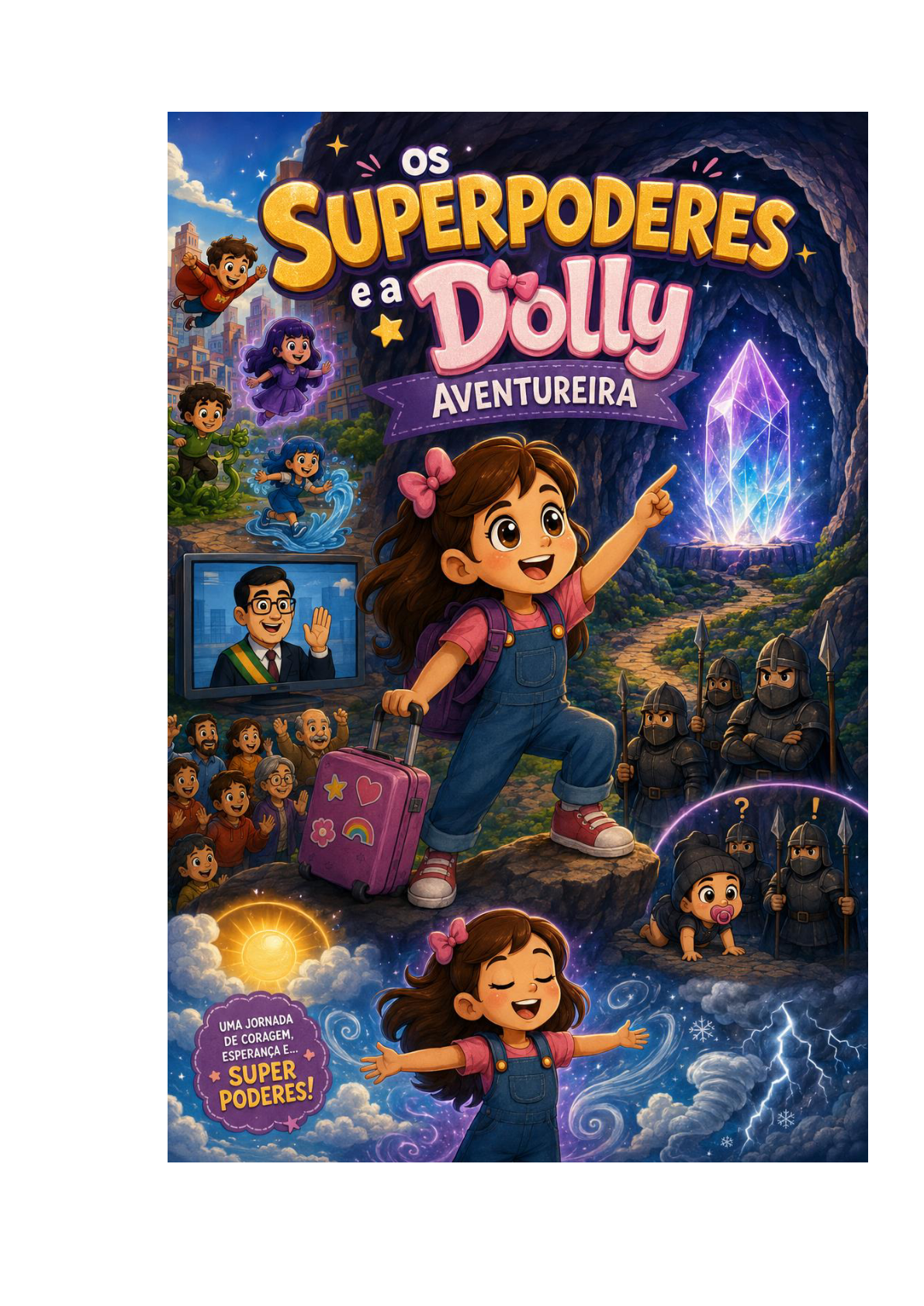 Capa de Os Superpoderes e a Dolly Aventureira